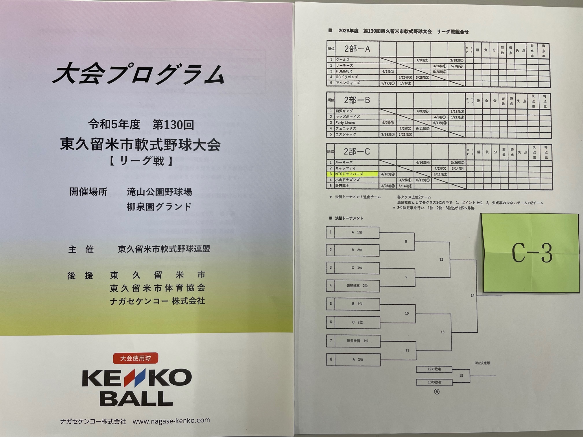 東久留米市にも球春到来！