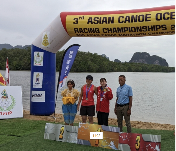 大会報告　カヌーマラソンアジア選手権大会　アスリート社員【大橋玲奈さん】